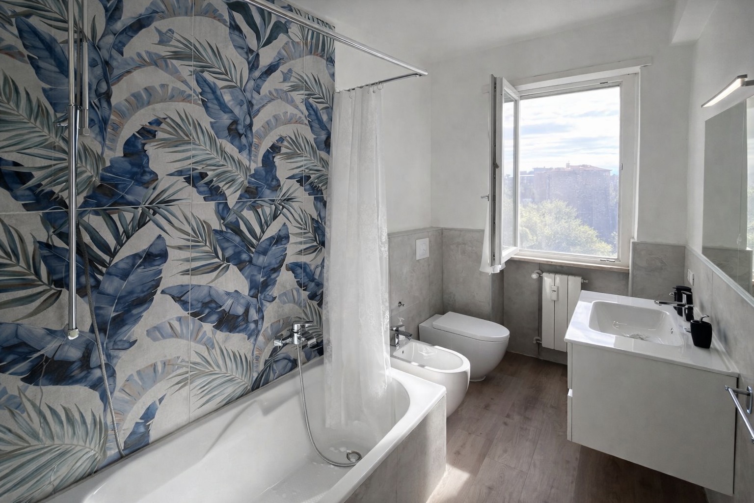 Bagno con vasca, Blue Sky Milano